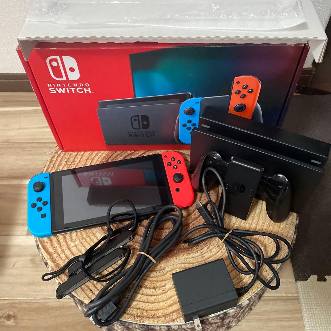 Nintendo Switch ニンテンドースイッチ本体　ネオン ⑤ Switch】 ☆ニンテンドースイッチ本体 Joy-Con(L) ネオンブルー/(R