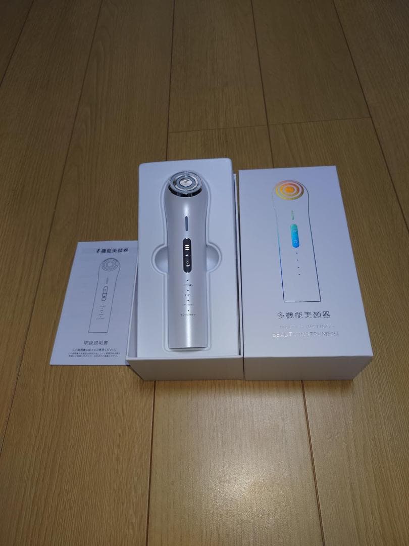 美顔器 EMS【正規品 1台多役】 美容器 目元ケア RF美顔器 イオン導入 p