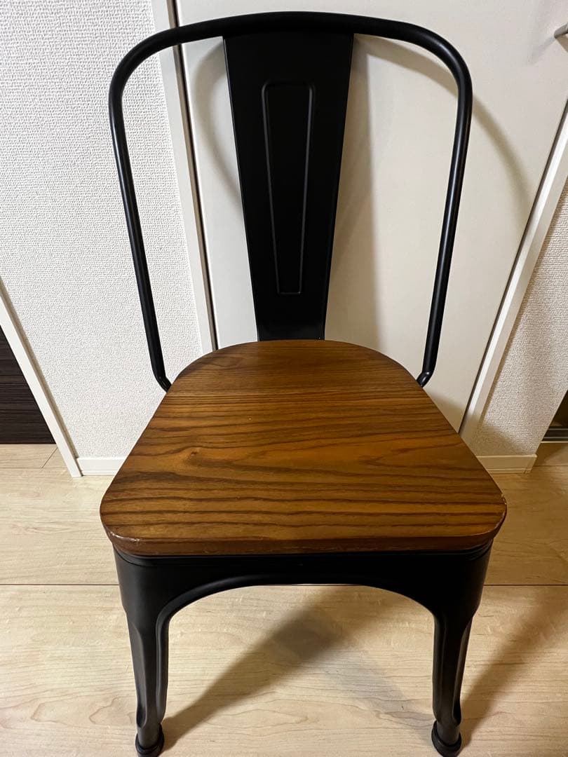 土日限定値引き黒い金属フレームのダイニングチェア　二脚セット ダイニングチェア Wallace (ウォレス) 2脚セット販売 | 家具