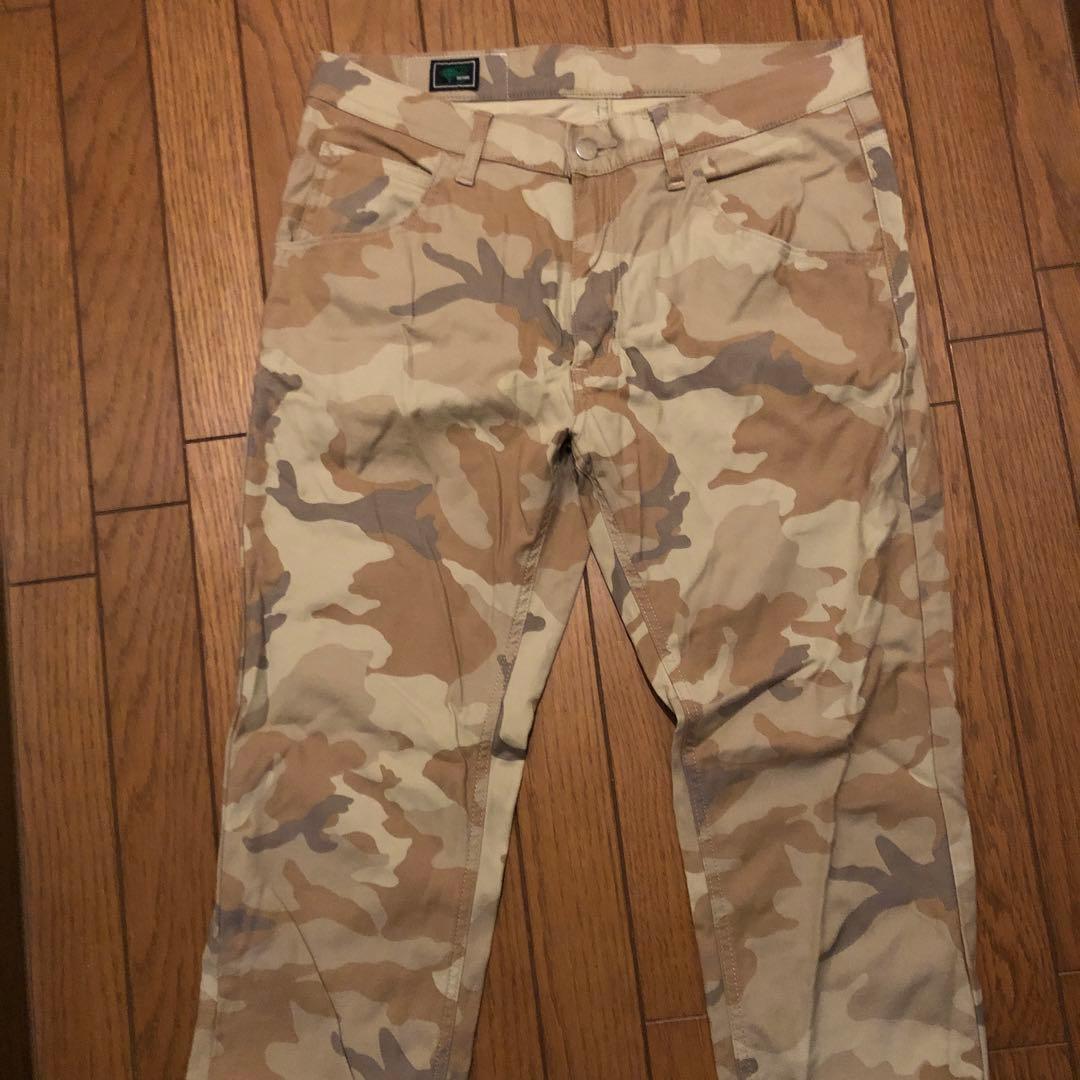 BEAMS GOLF jleeカモフラージュパンツ BEAMS GOLF ビームスゴルフ パンツ カモフラ 迷彩柄 ブルー系 サイズ