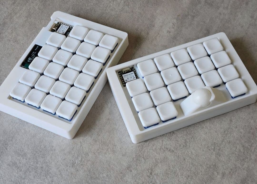 【使用2回未満】tomkey 無線分割式 トラックボール キーボード ホワイト 使用2回未満】tomkey 無線分割式 トラックボール キーボード ホワイト