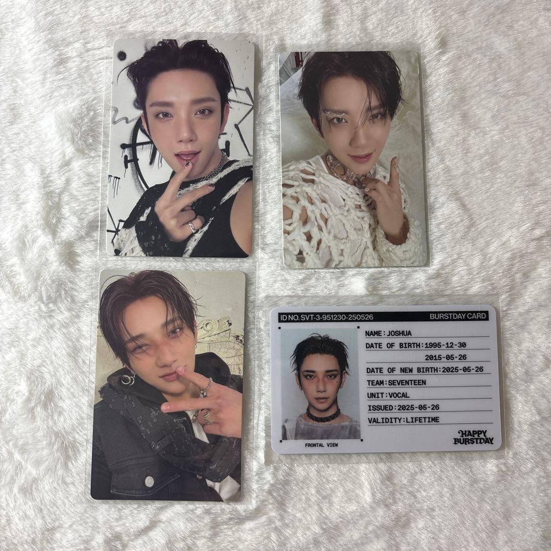 セブチ ジョシュア HAPPY BIRTHDAY トレカ IDカード - メルカリ