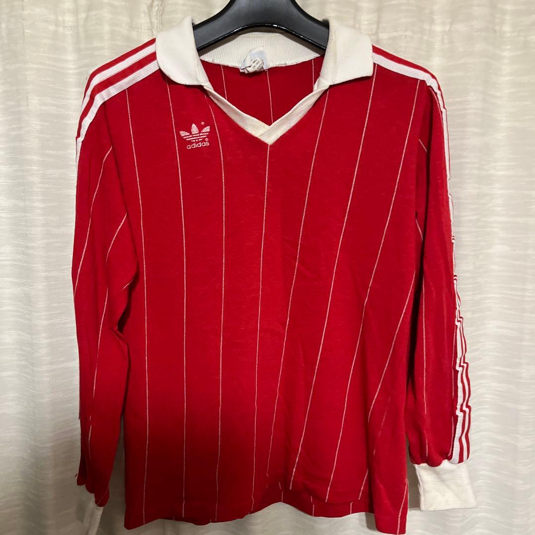 70s ヴィンテージ adidas ゲームシャツ トレーナー スウェット ロンT