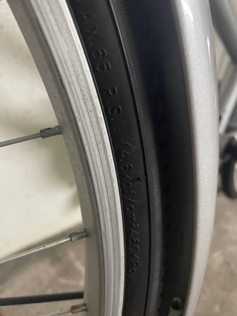 AYASE様専用 ママチャリ シルバー フロントバスケット付き 26インチ