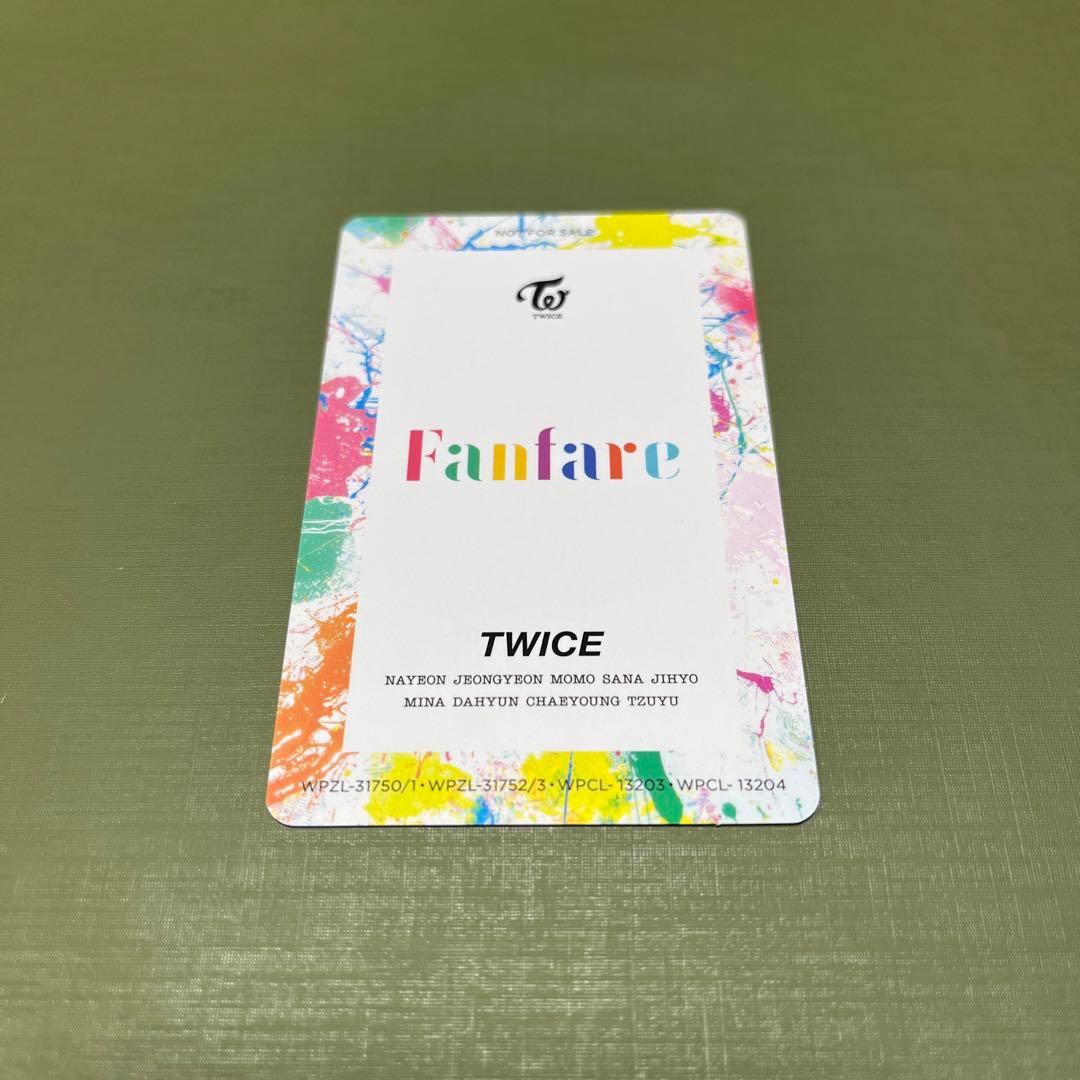 TWICE ミナ MINA トレカ ファンファーレ Fanfare ハイタッチ