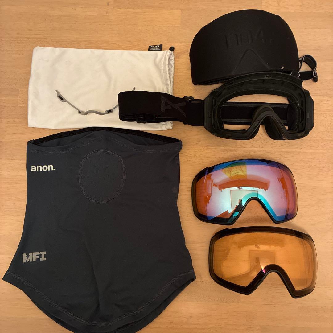 anon M4 MFI ゴーグルセット ANON アノン M4 Goggles MFI Face Mask Toric スノーボード ゴーグル