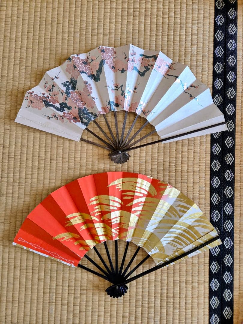 日本舞踊 小道具 尺舞扇子 2本セット - メルカリ