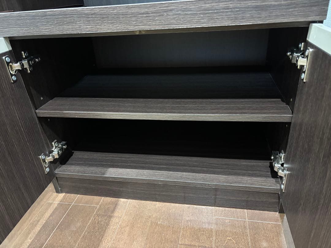 幅60cm】レンジ台 食器棚 キッチンカウンター ニトリ ダークブラウン