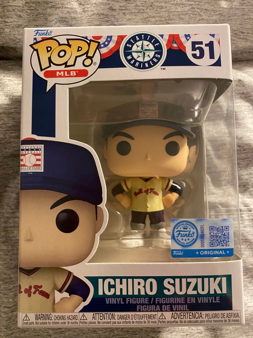 8/8球場限定 マリナーズ イチロー 野球殿堂 Funko POP ボブルヘッド
