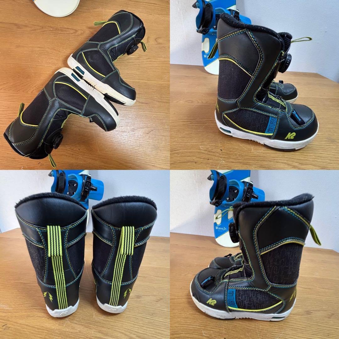 ジュニアスノーボード ZUMA 90cm BOA 18.5cmブーツ付き - メルカリ