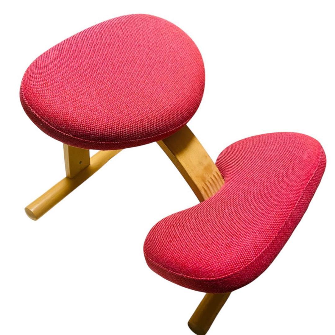 サカモトハウス Rybo バランスチェアイージー レッド カバー付き