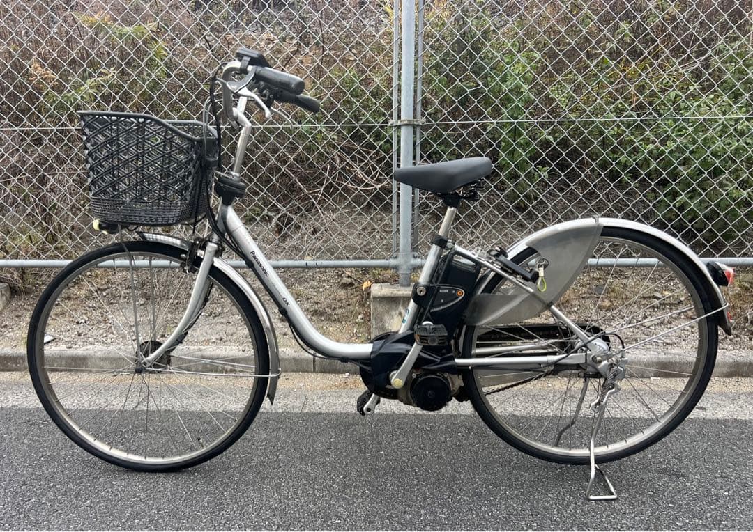 Panasonic新基準電動アシスト自転車良いバッテリー付き26関東圏配送
