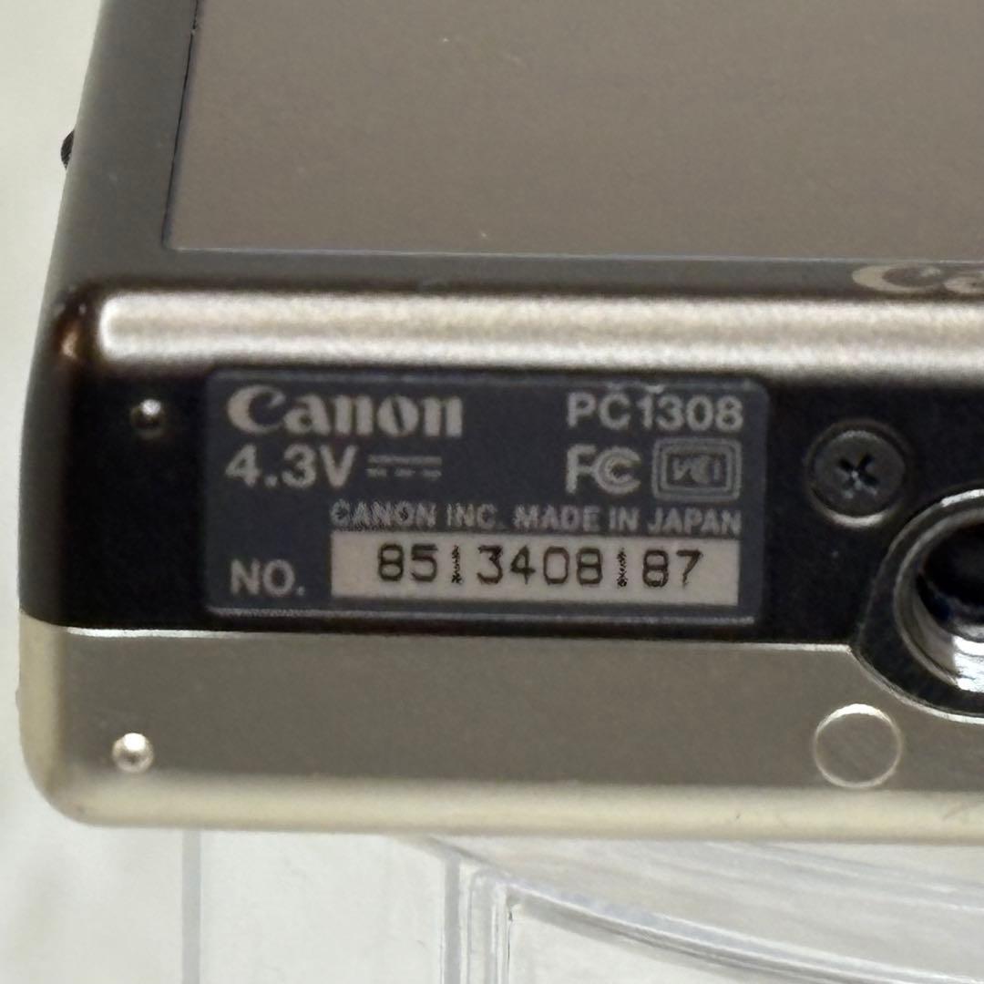 Canon IXY 920IS PC1308 充電器 箱 コンデジ 動作品