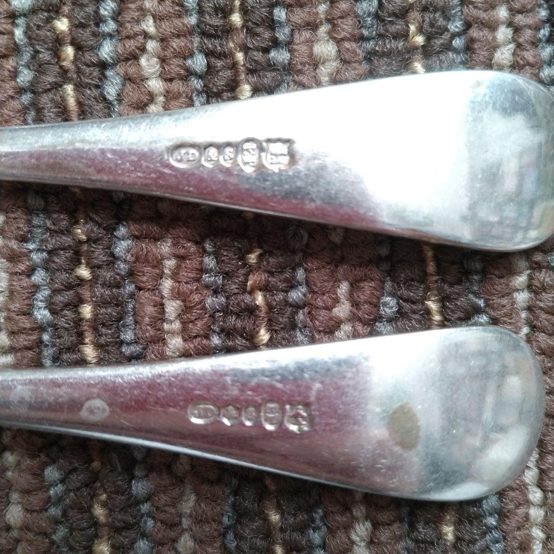 イギリス JD&S シルバープレート／銀メッキ ナイフ＆フォーク 5組10