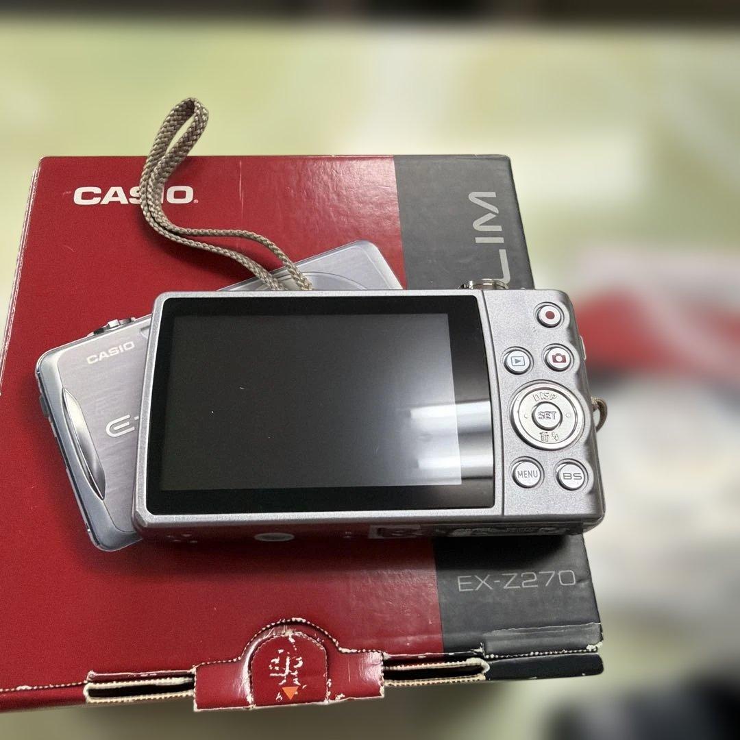 カシオ EXILIM デジカメ EX-Z270 GY グレー 箱付き - メルカリ