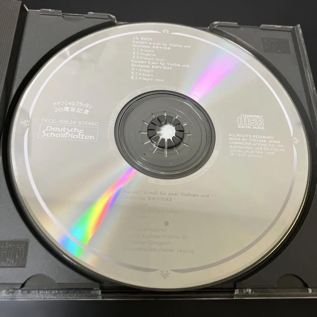 【湯けむり様売約済】ズズケ／バッハ：ヴァイオリン協奏曲集（全3曲）