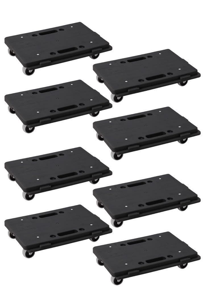 平台車 【8個セット】 最大9個連結 耐荷重100kg 重さ1.27kg1792 平台車 【8個セット】 最大9個連結 耐荷重100kg 重さ1.27kg 3色