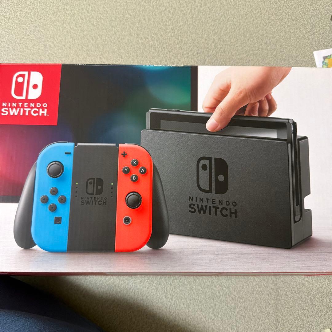 Nintendo Switch 本体セット（箱あり）動作確認済み - メルカリ