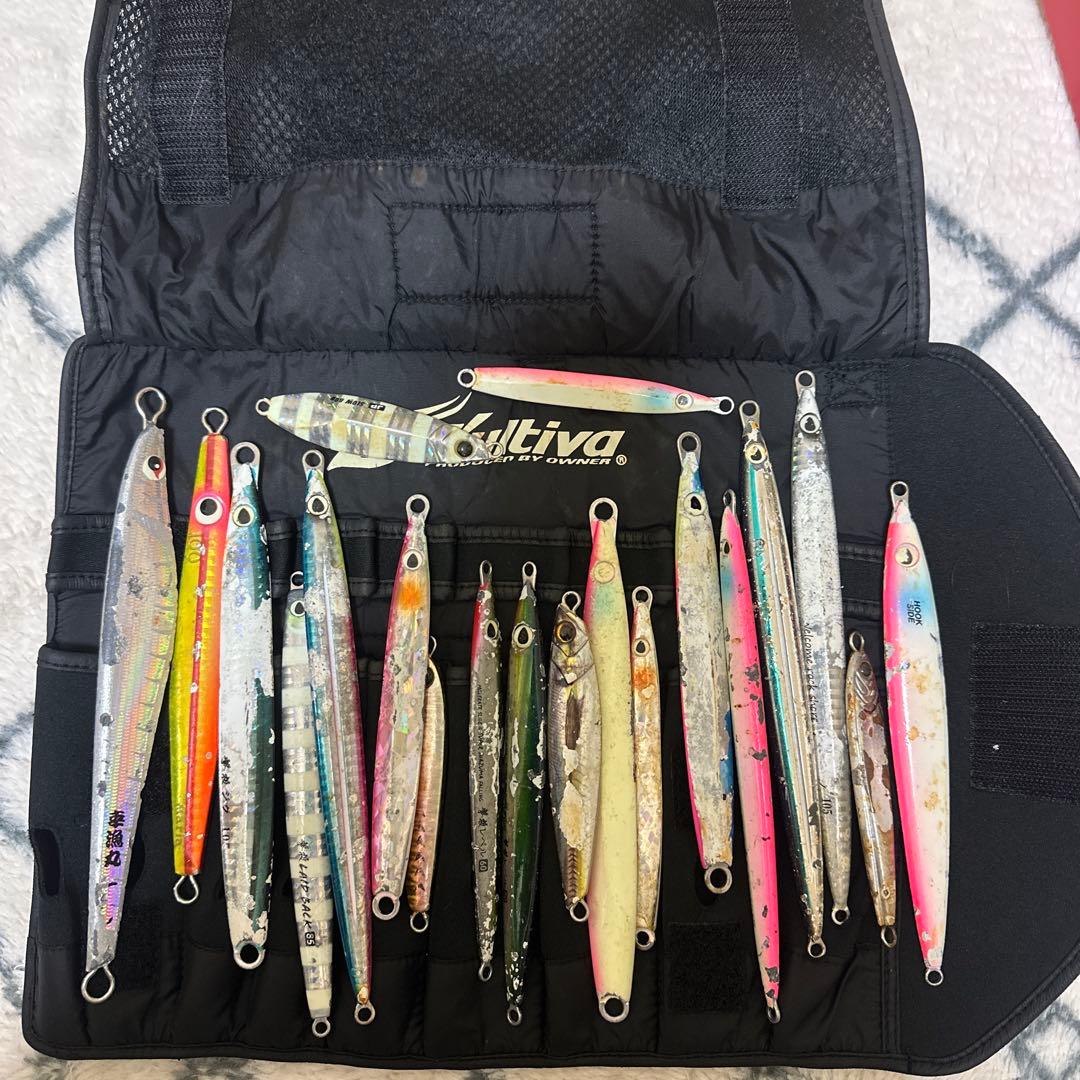 値段交渉可】メタルジグ20本 C'ultivaジグケース まとめ売り【即購入可