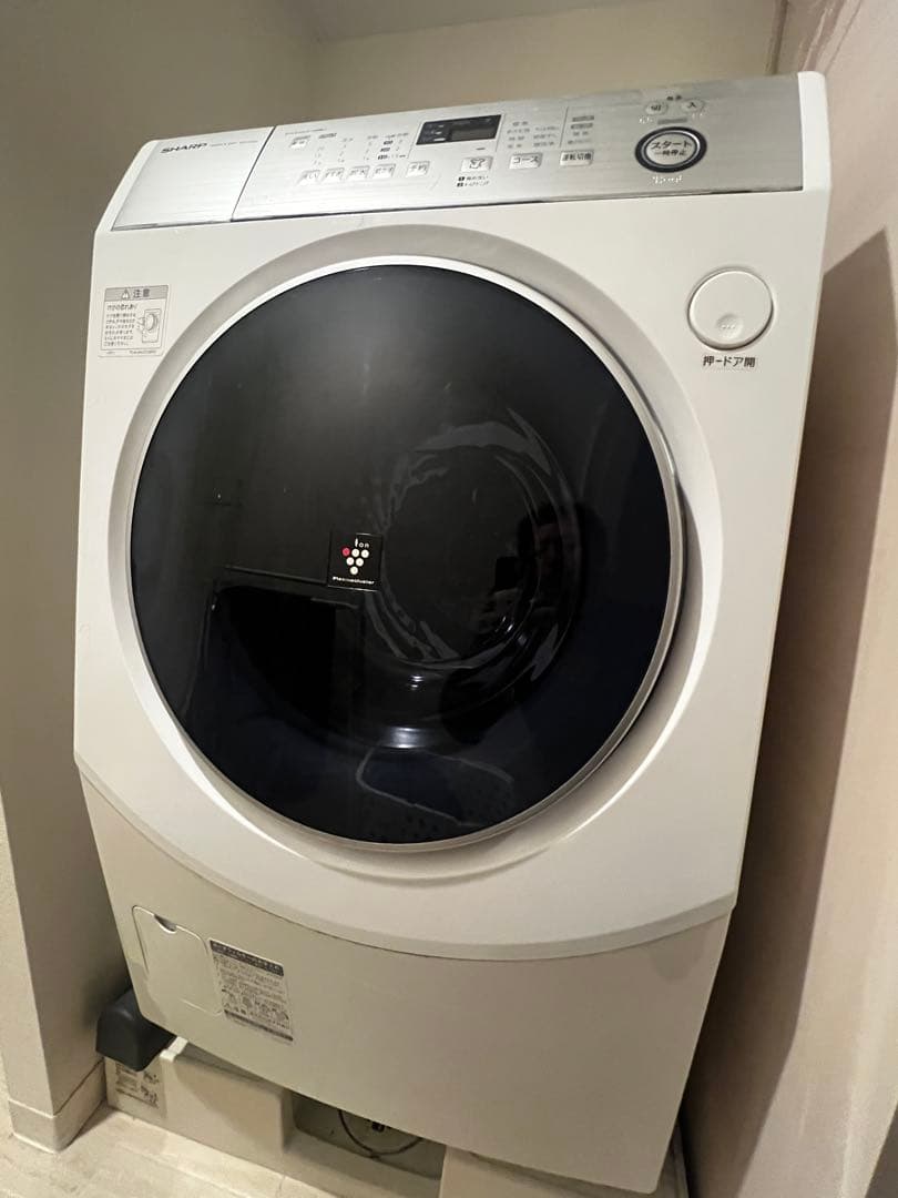 SHARP 10kg 2019年製ドラム式洗濯乾燥機　ES-H10C-WL ES-H10C-WL ドラム式洗濯乾燥機 ホワイト系 [洗濯10.0kg /乾燥6.0kg