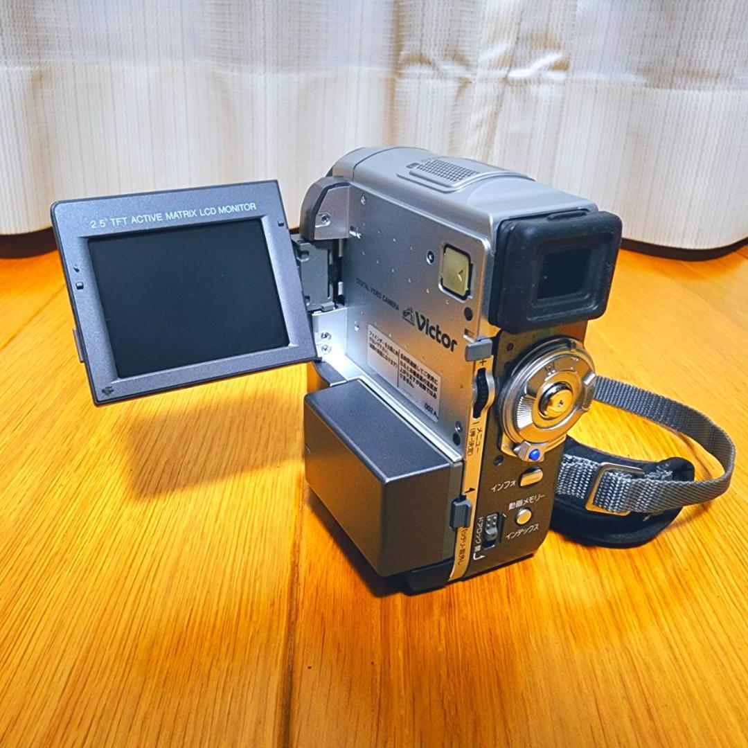 動作確認済】Victor MiniDV 高画質 ビデオカメラ セット - メルカリ