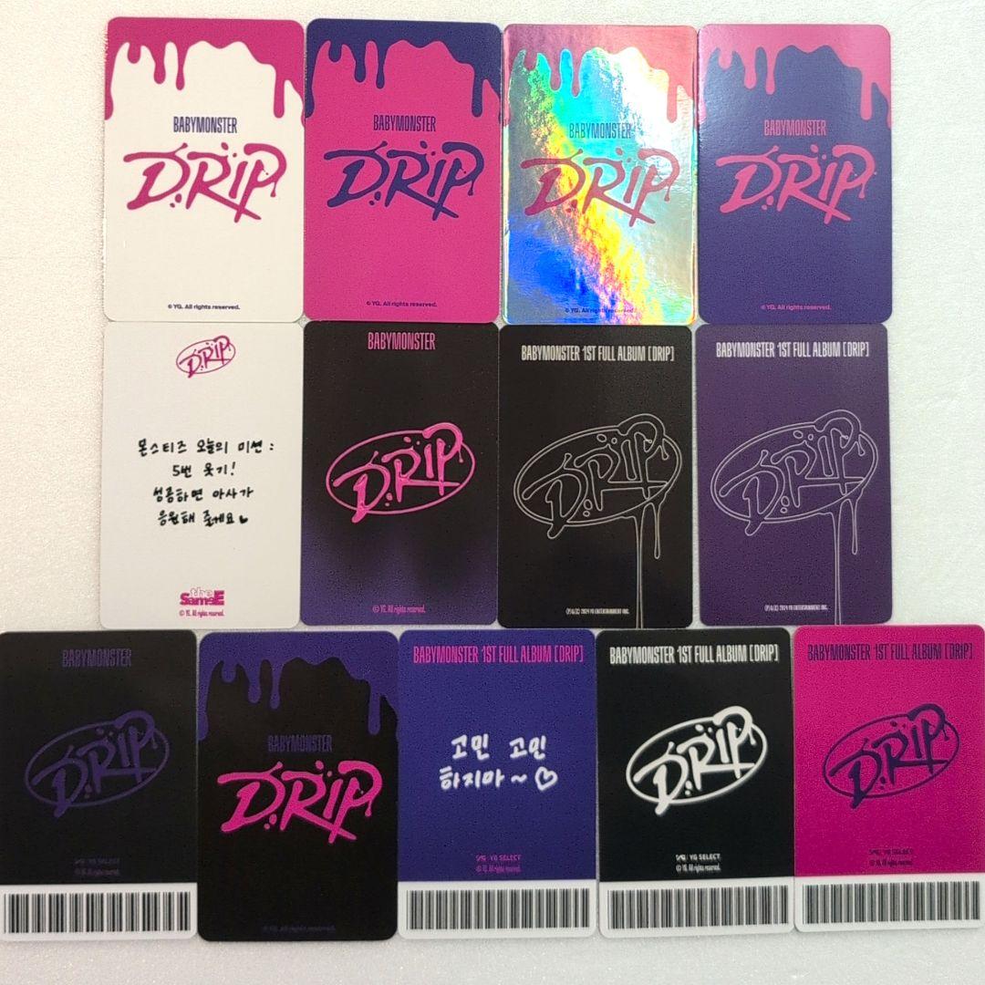 あさ様専用 アサ トレカ BABYMONSTER DRIP ベビモン アルバム - メルカリ