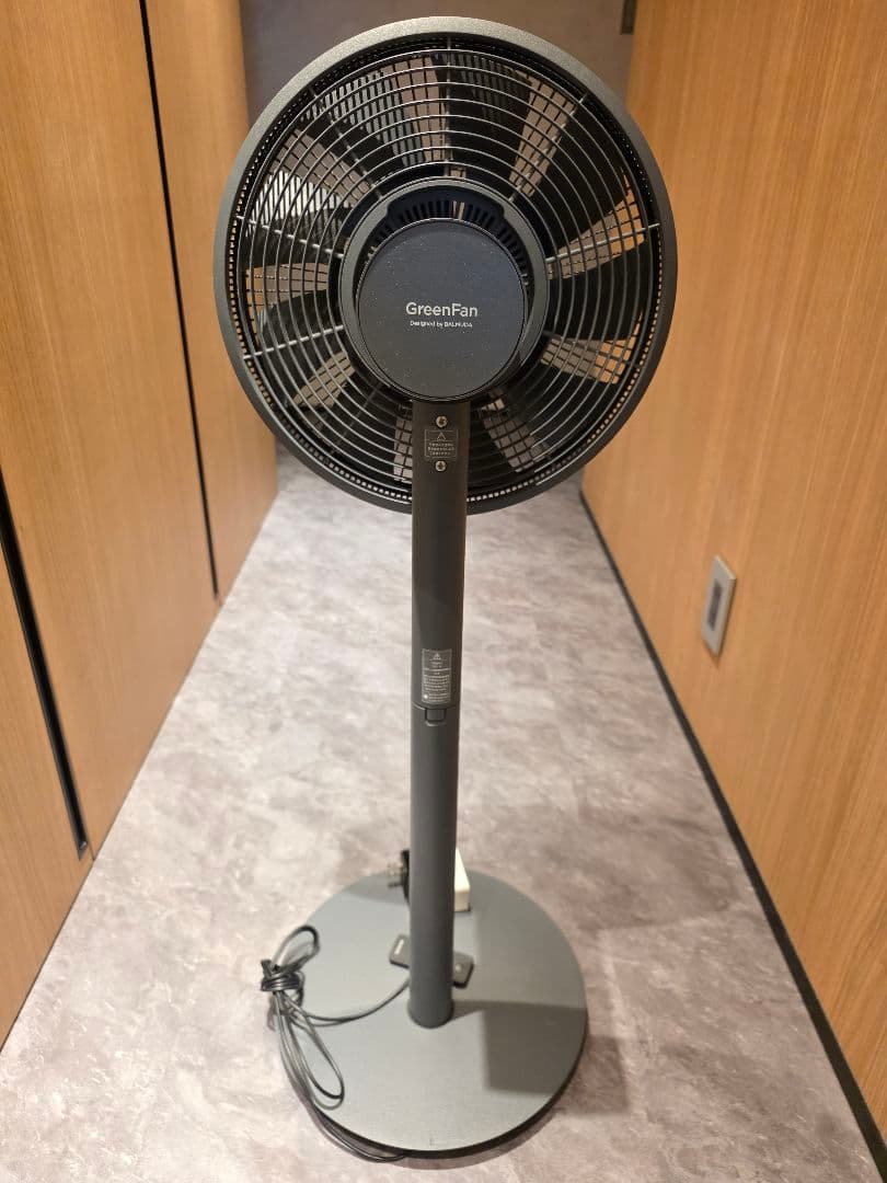 バルミューダ 扇風機 The GreenFan ダークグレー リモコン付 - メルカリ