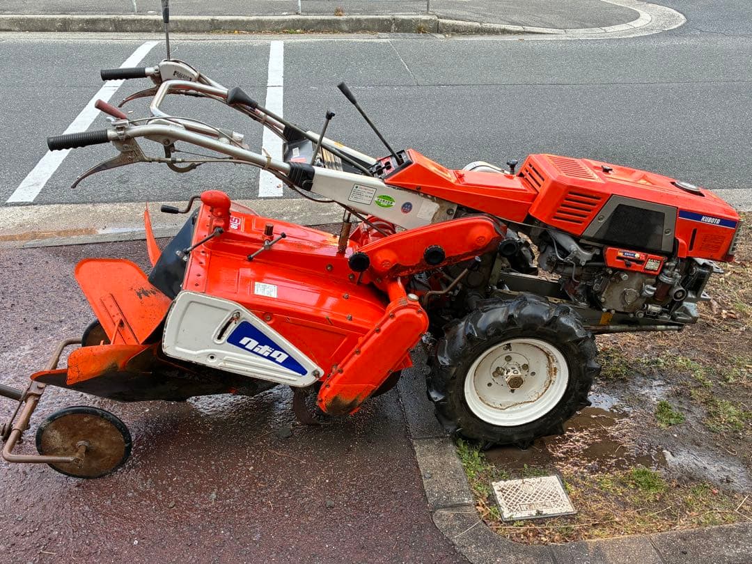 クボタ 耕運機K1-75 7.5馬力ディーゼル エンジン 動作確認済み - メルカリ