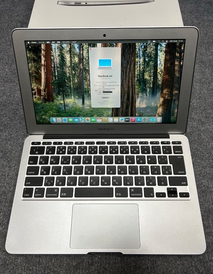 Macbook Air 2015 i5 8Gb 512Gb 11インチ 美品 2 MacBook Air 良品 2015年モデル MacBook 2015 11.6インチ(A1465)[Core