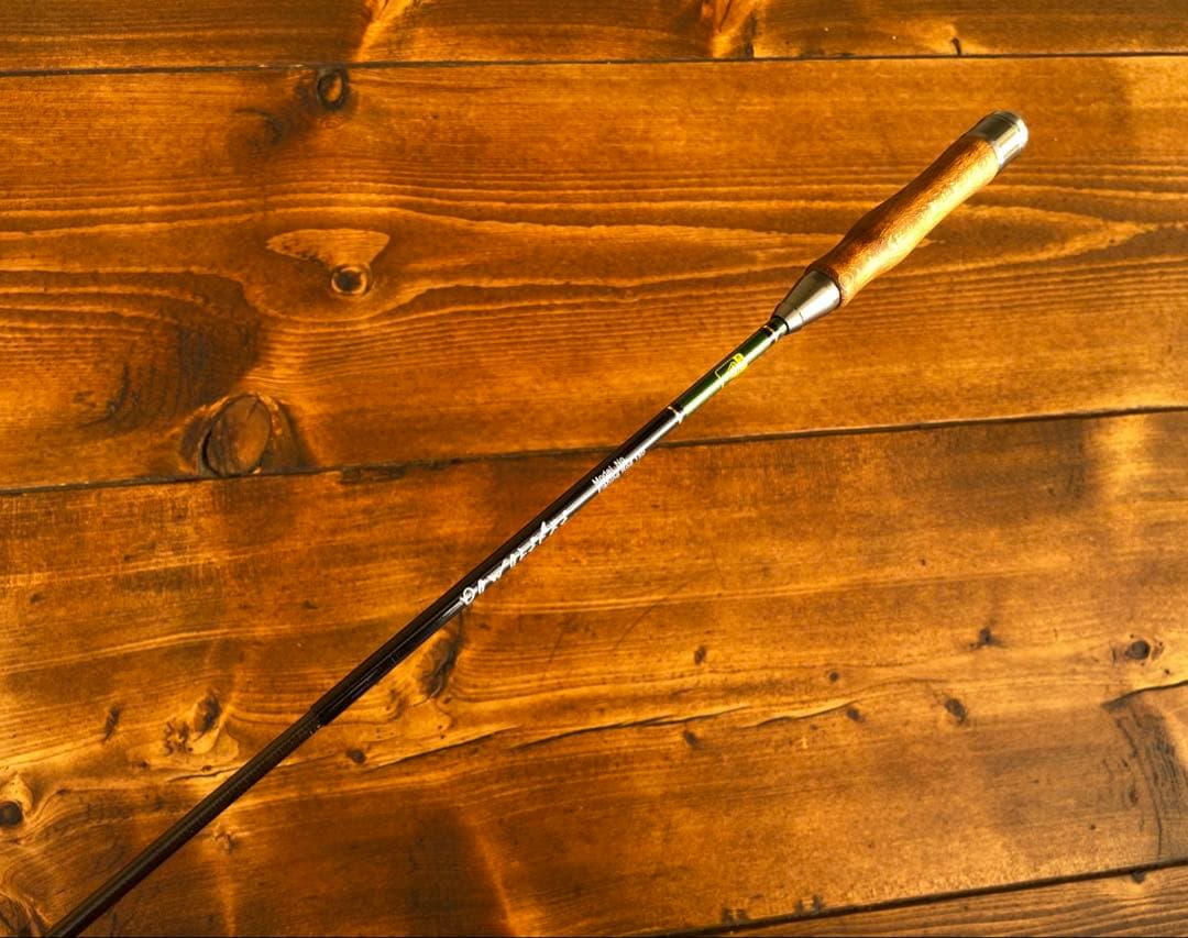 釣り竿セット　小物釣り竿　タナゴ竿　ブラック×グリーン　1.5M 仕掛け付き