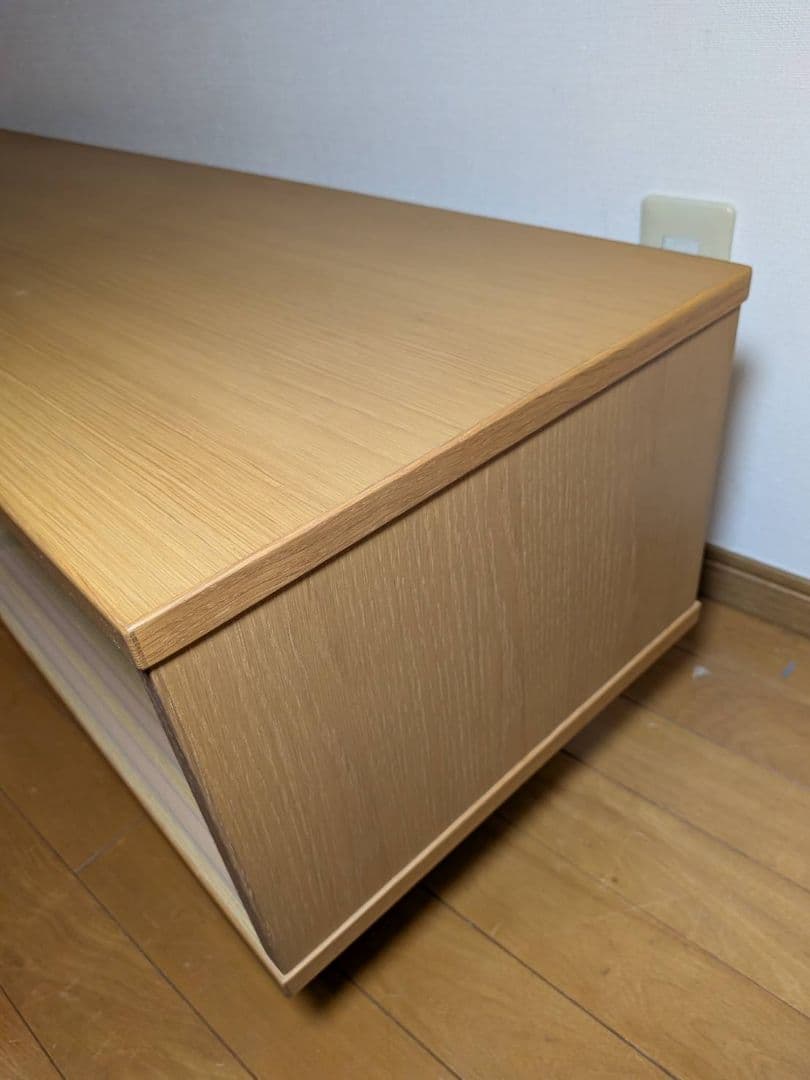 《送料込》無印良品 木製テレビボード オーク材 150 収納棚 TV台家具 廃盤