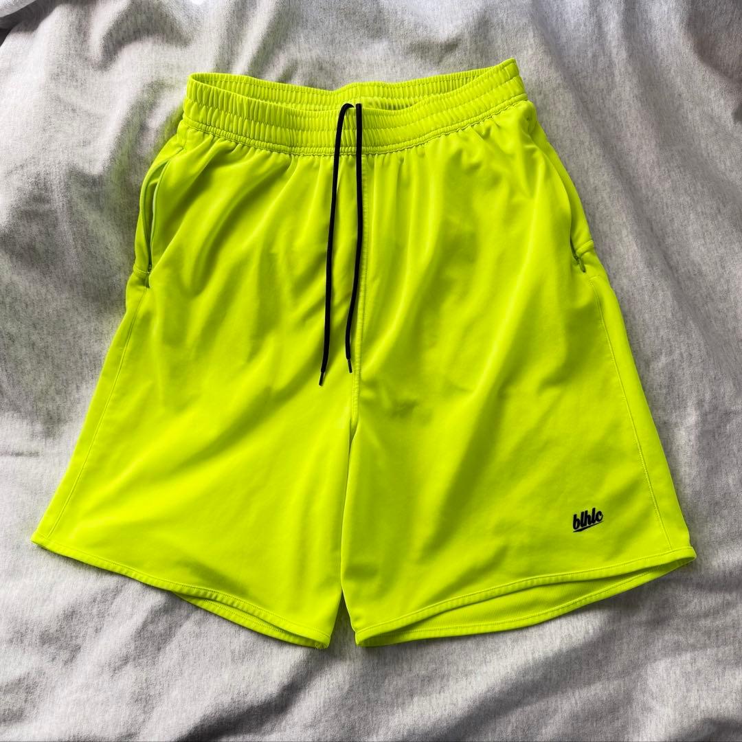 ballaholic Basic Zip Shorts XL 蛍光イエロー - メルカリ