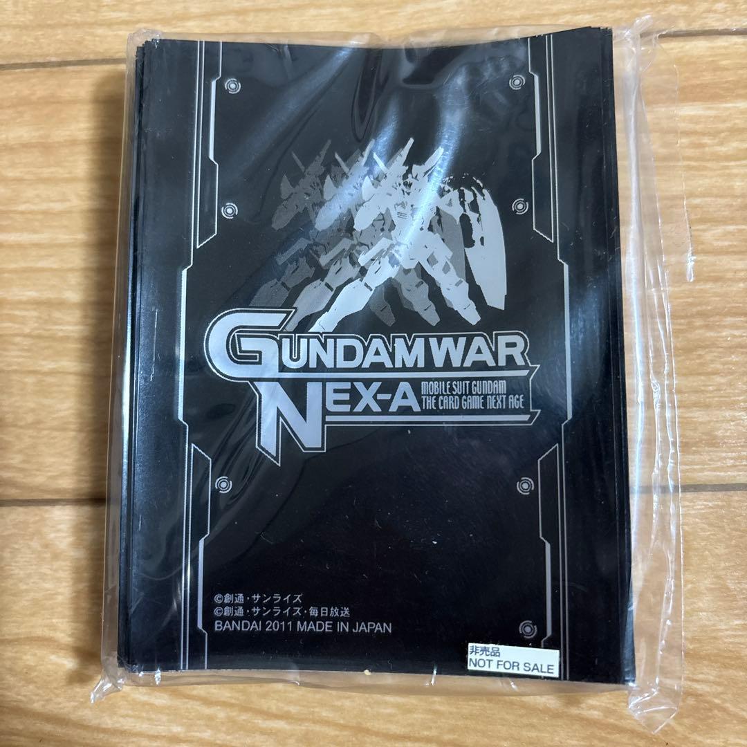 スリーブ ガンダムウォー ネグザ（黒・ガンダムAGE-1）4個セット