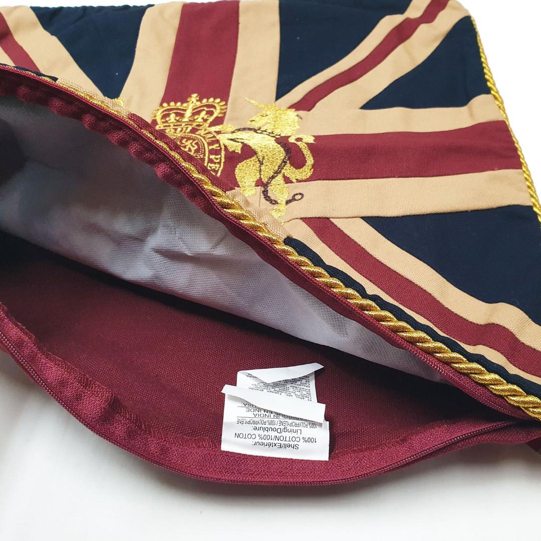 ラパントライオン英国国旗柄クッションカバー｜英国老舗ブランド（46
