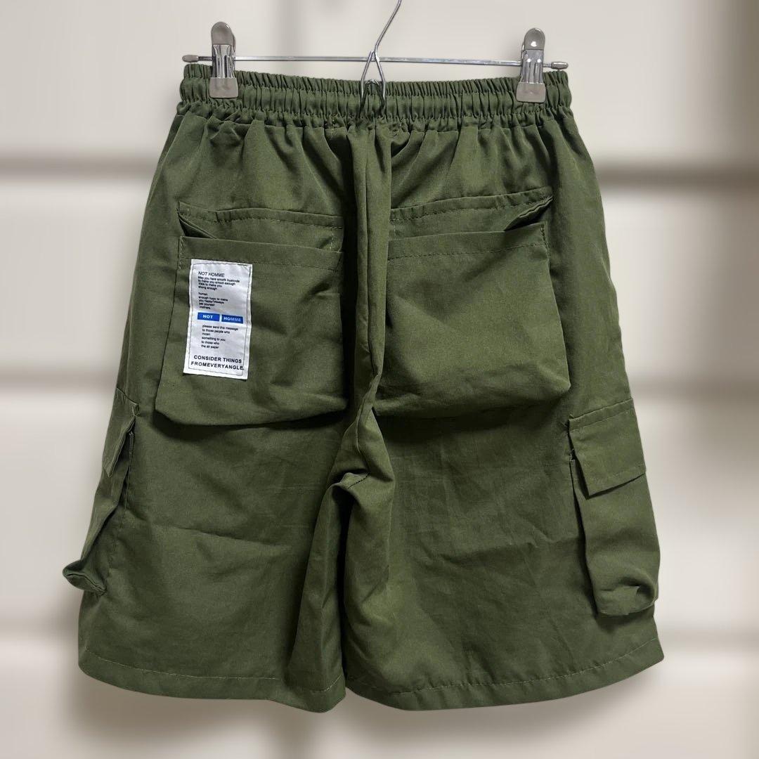 カーゴショートパンツ オリーブグリーン - メルカリ