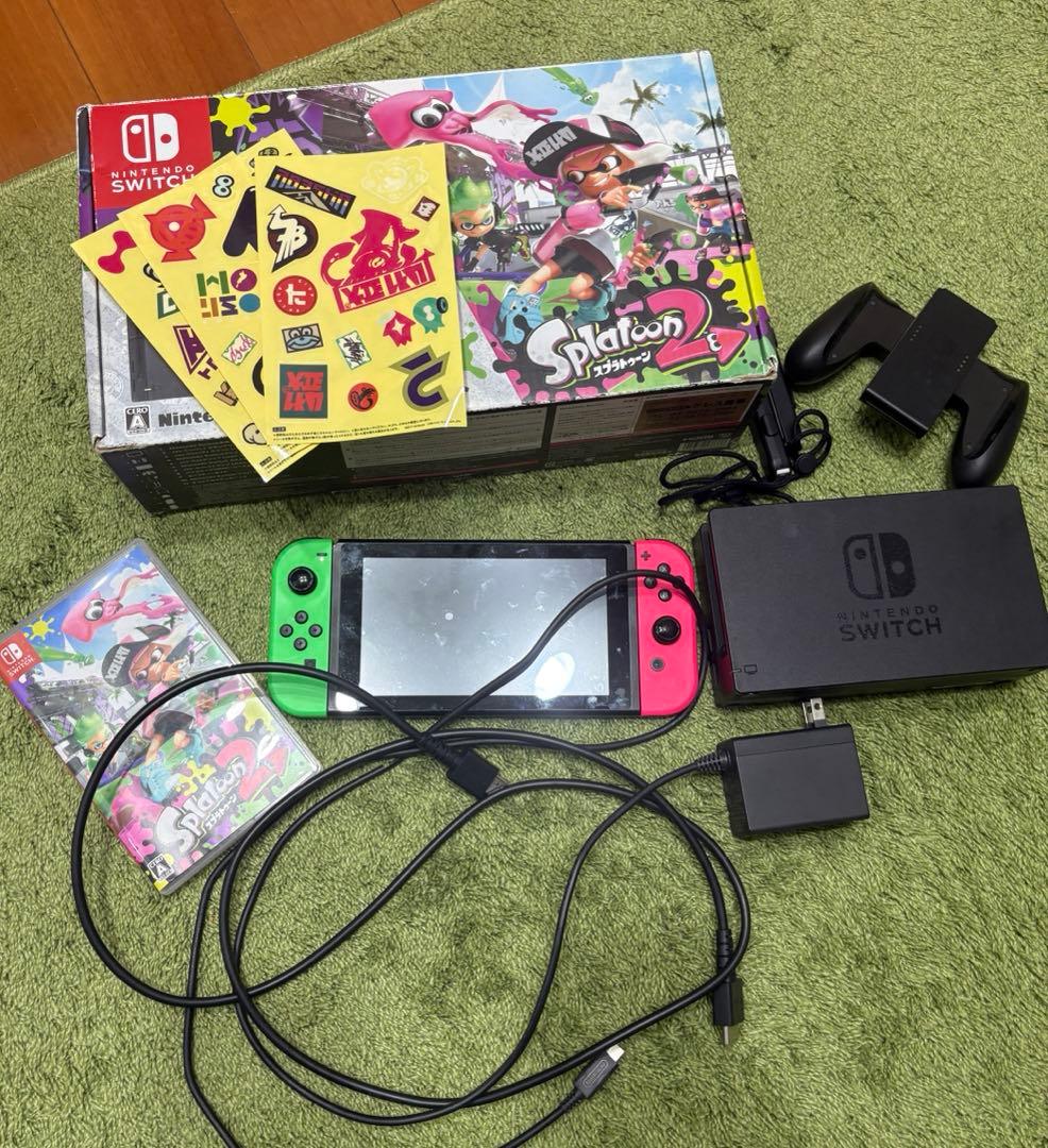 Nintendo Switch スプラトゥーン　本体　カセット付 Amazon.co.jp: Nintendo Switch(有機ELモデル) スプラトゥーン3