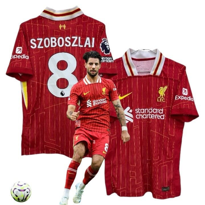 24-25リバプール ソボスライ オフィシャル オーセンティック