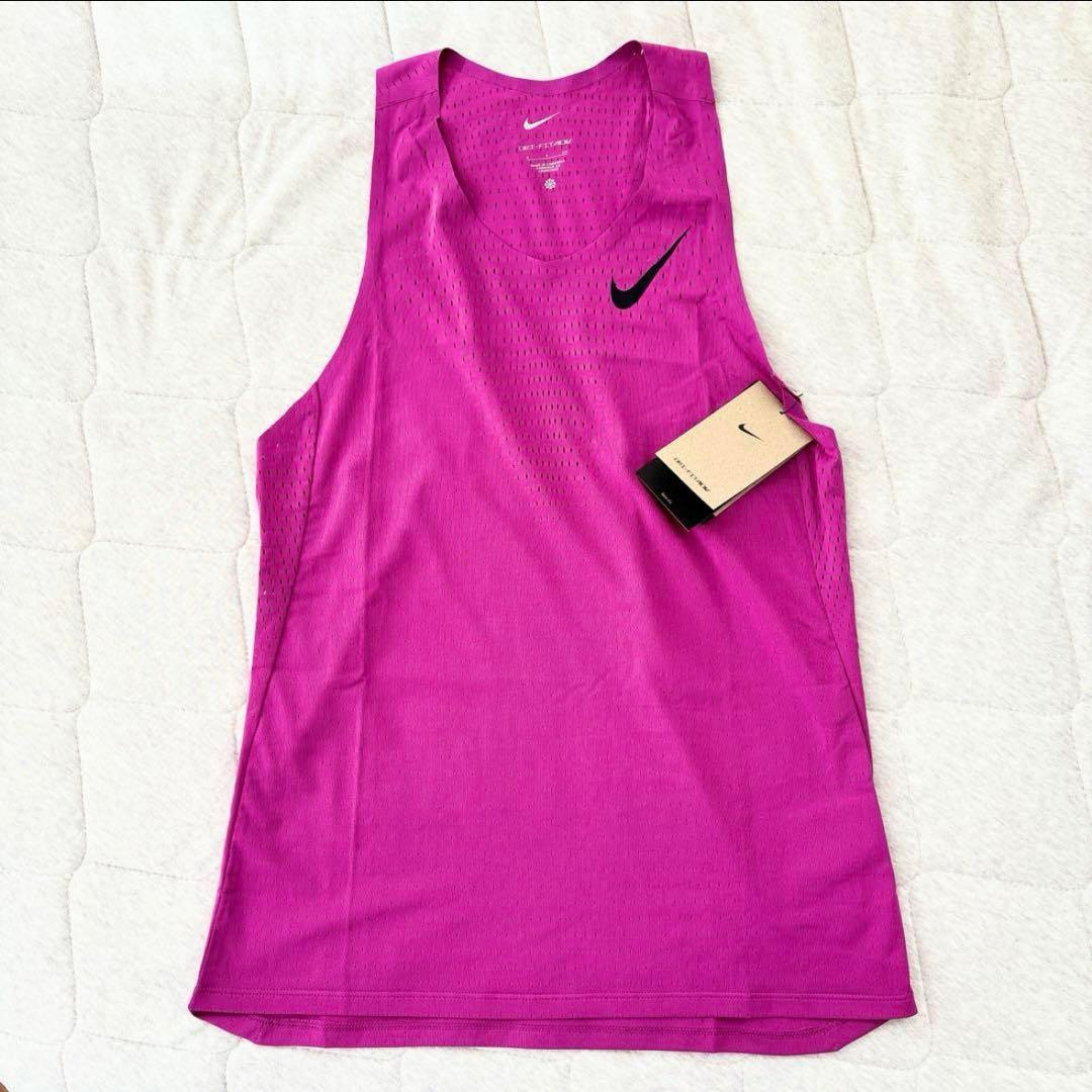 新品】NIKE ナイキ エアロスイフト シングレット レーシングシャツ ADV