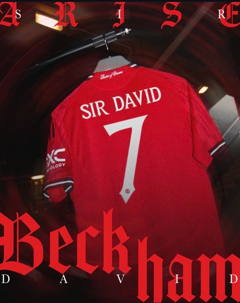 7番 ベッカム マンチェスターユナイテッド 25-26 オーセンティック