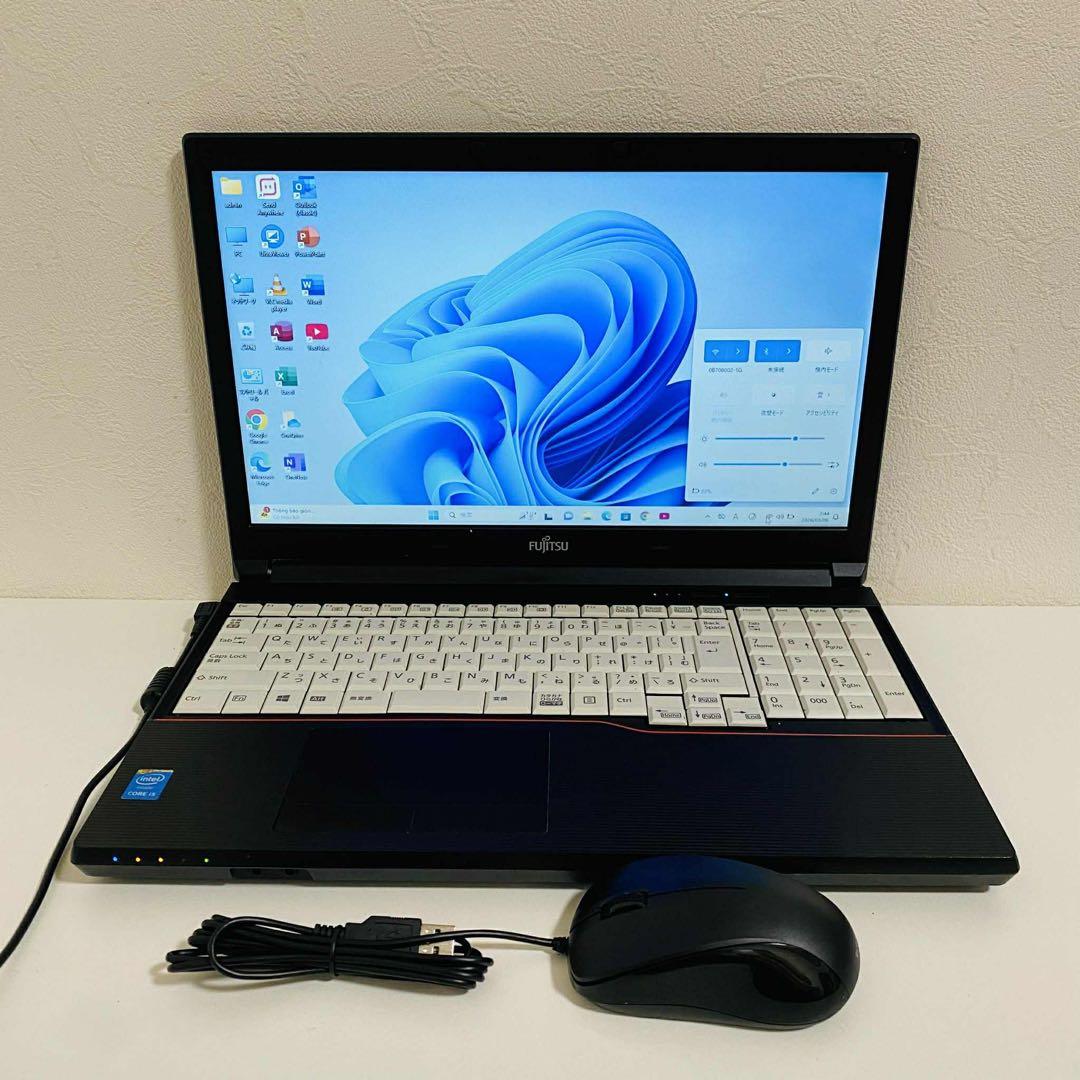 Y133 Fujitsuノートパソコンi5 SSD高速Windows11オフィス - メルカリ
