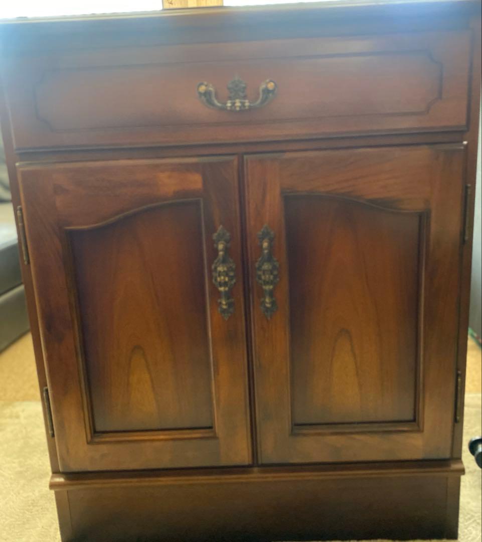 【おしゃれ】カリモク　木製ラック ダークブラウン アンティーク　チェスト カリモク家具（KARIMOKU FURNITURE） カリモク ドロアーチェスト 木製