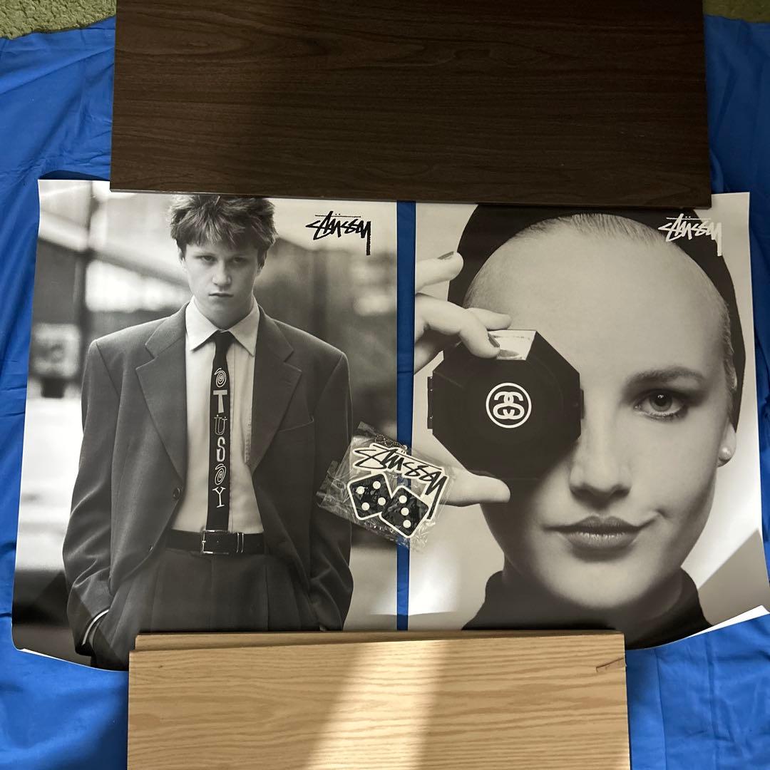 ☆未使用品☆ stussy シャネル ポスター 2枚 カールラガーフェルド追悼