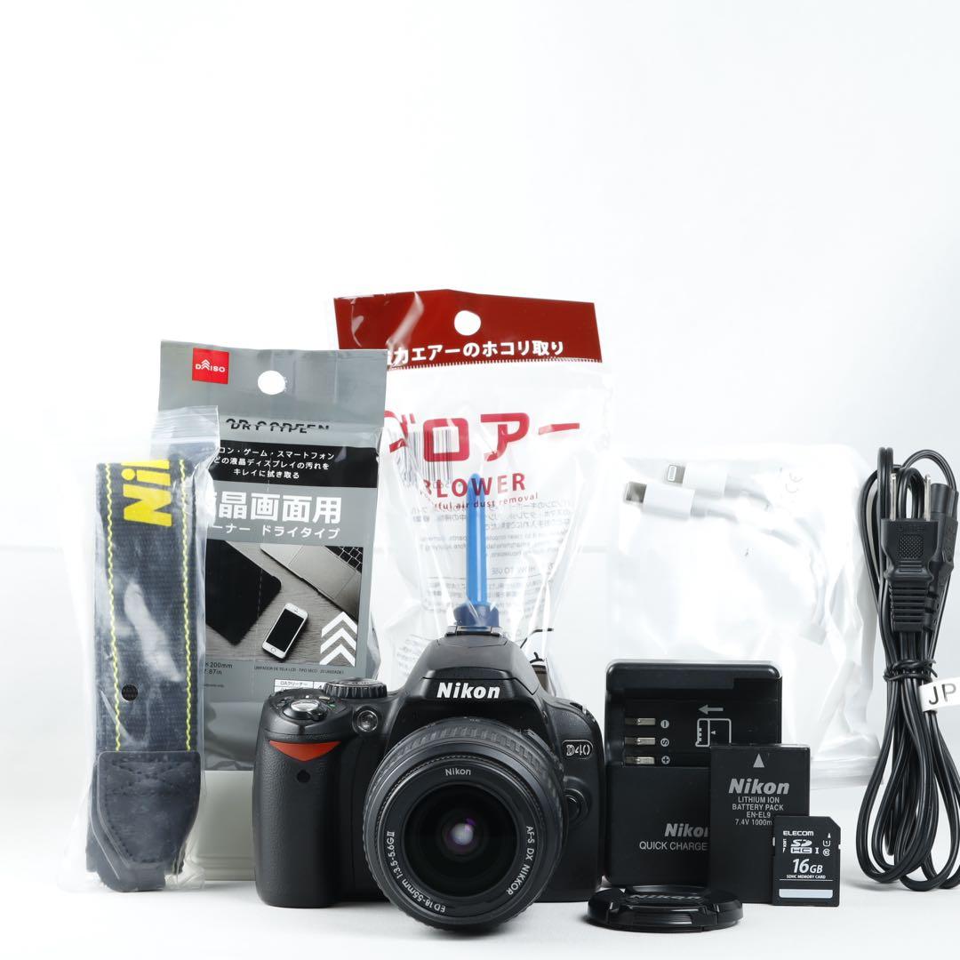 初心者☆デジタル一眼レフ☆NIKON ニコン D40☆スマホ転送☆彡 - メルカリ