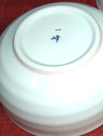 ♧オリジナルW・2種類♤一峰桜中皿♤嵐窯・渦巻青刷毛四角白ウェーブ