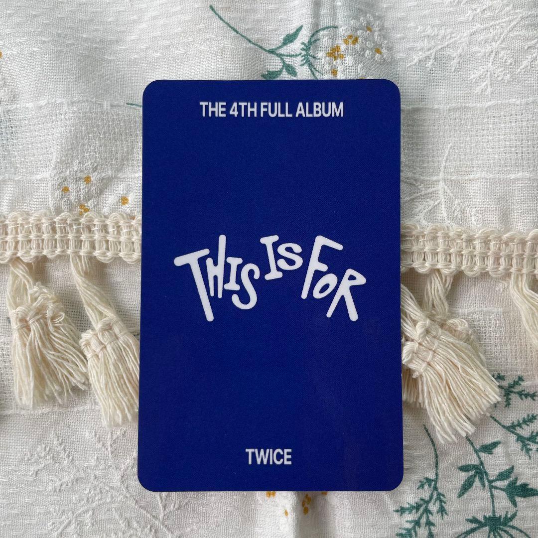 TWICE 7/13 THIS IS FOR サノク トレカ ツウィ 事前収録 - メルカリ