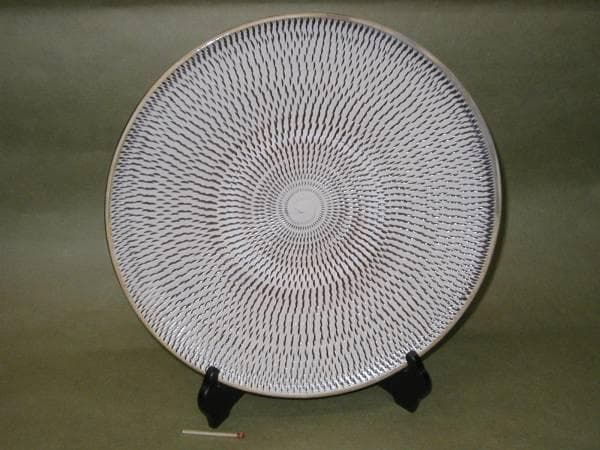 小鹿田焼「丸皿（飛び鉋）９寸」1枚【 送料確認用出品 】 小鹿田焼＊飛び鉋＊9寸皿／27cm : Porch Drop ヤフー店 - 通販 - Yahoo