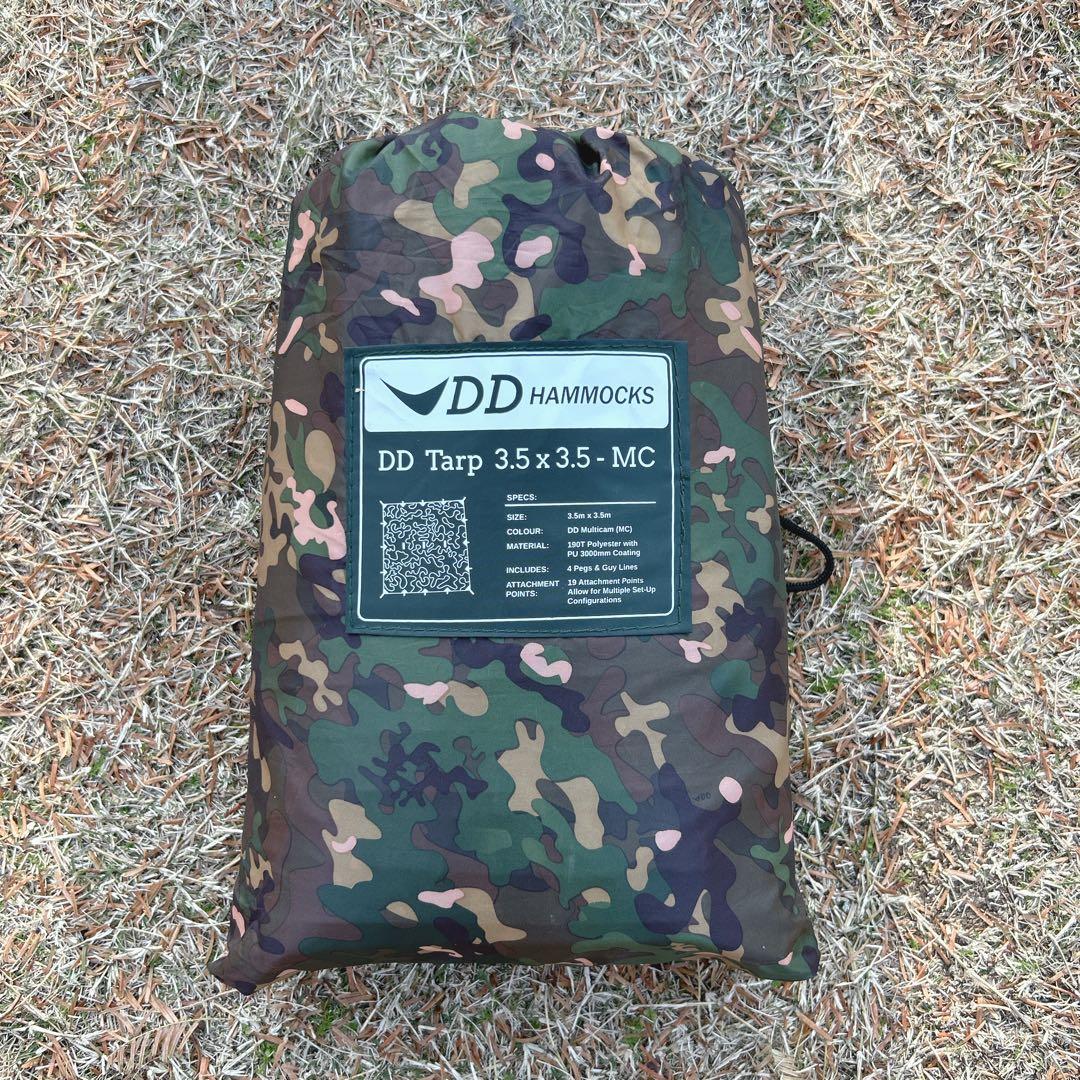 DDハンモック DD Tarp 3.5x3.5 MC マルチカモ DD Hammocks DDハンモック DDタープ 3.5m 3.5x3.5 タープテント 日よけ