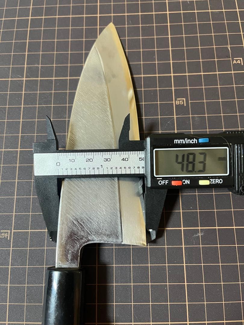 安来鋼 青鋼 出刃包丁 刃渡り15cm 未使用 青紙鋼 包丁 - メルカリ