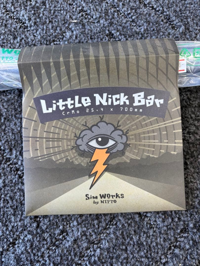 パーツ SIMWORKS NITTO LITTLE NICK BAR SimWorks Little Nick CroMo handlebar | Retrogression