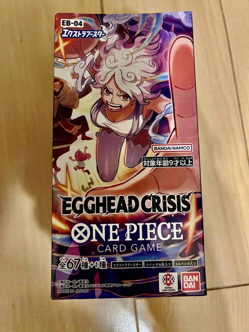 正規品】ワンピースカード EGGHEAD CRISIS BOX テープカット - メルカリ